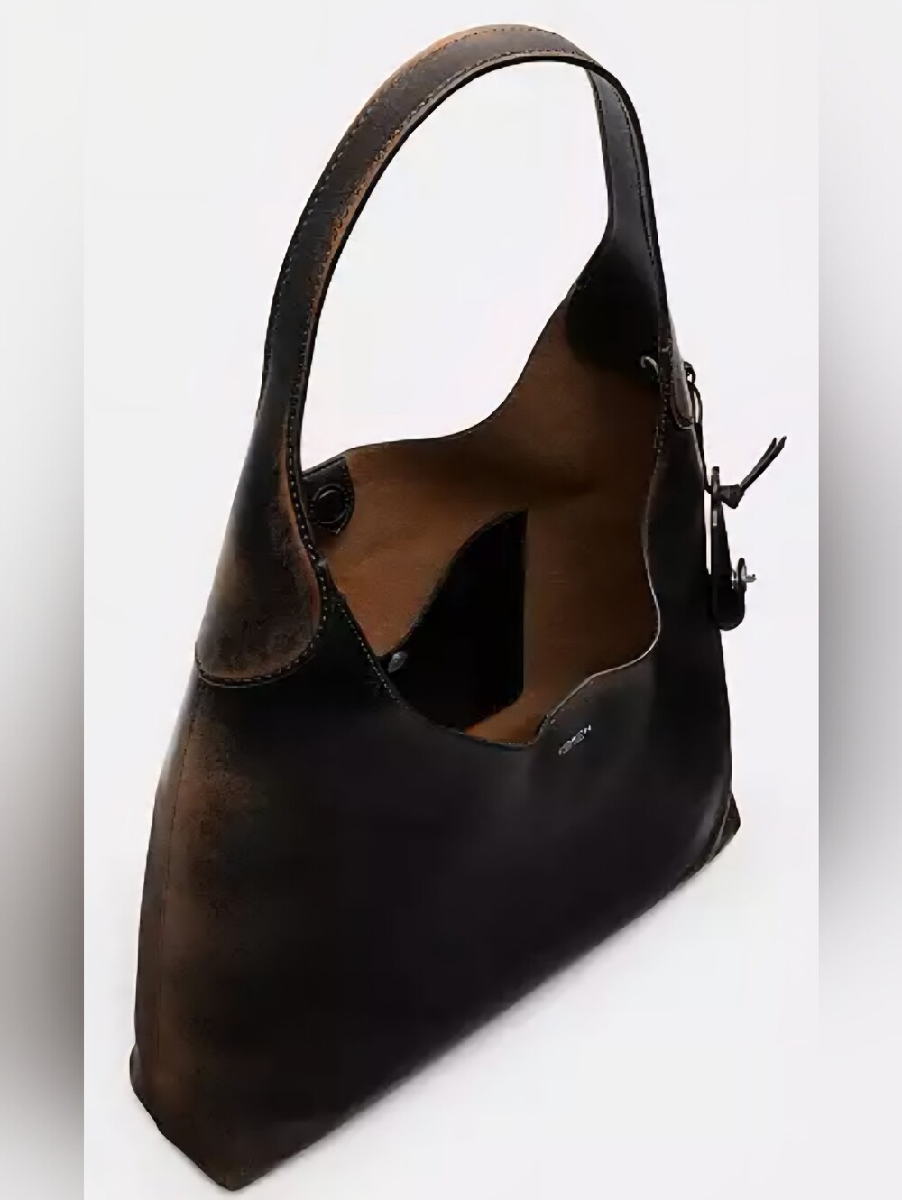 COACH Brooklyn 39 In Loved Leather *NO CHARMS, BAG ONLY* - Picture 7 of 11